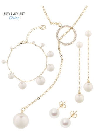 Poirier JS-005 Parure Mariage Céline Or