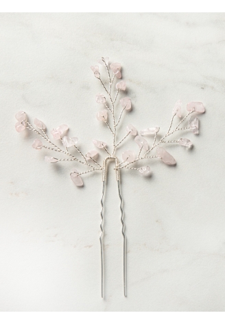 Sally Jane Bridal Lotis Épingles à Cheveux Argent