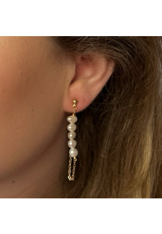 Sally Jane Bridal Muse Earrings Gold ()