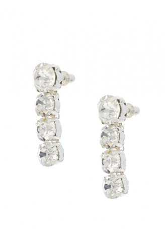 Poirier NC-1328 Boucles d'Oreilles Argent