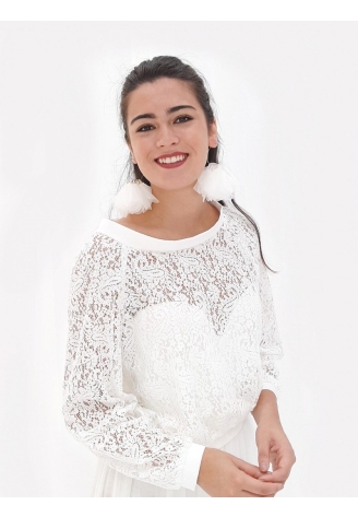 Poirier T-131 Top Dentelle ()