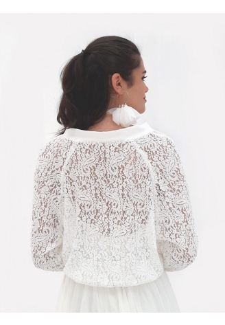 Poirier T-131 Top Dentelle