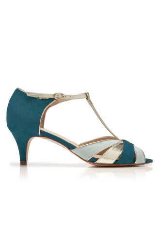 Rachel Simpson Maya Chaussures Mariage Sarcelle ()