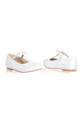 The Perfect Bridal Company Ruthie Blanc Chaussure Communion Fille