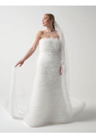Poirier S415-300-R-Soft Voile Ivoire - 300 cm ()
