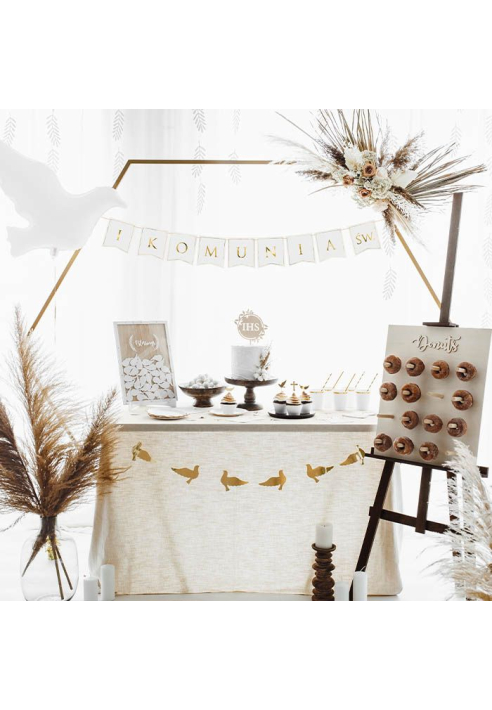 Cadre de toile de fond Or, 2m