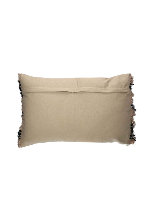 Pomax - RAIA - Coussin - Coton- Longueur 60 x Largeur 40 cm - Beige