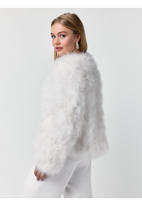 Poirier BOL-75052 Veste Marabou doré