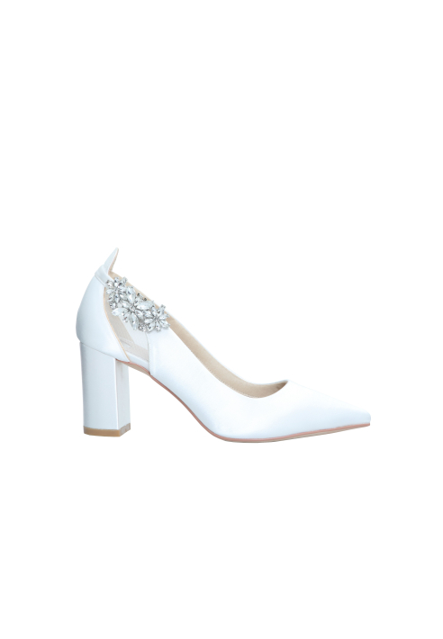 The Perfect Bridal Company Cinnamon-Argent Broche clip à chaussures