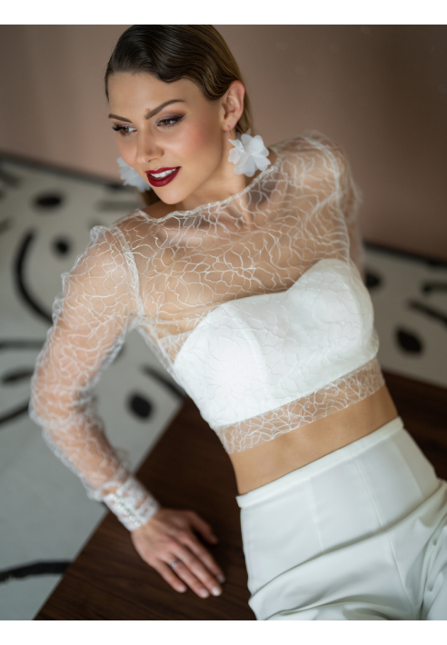 Perlenbräute Flora Boucles d’oreilles ()