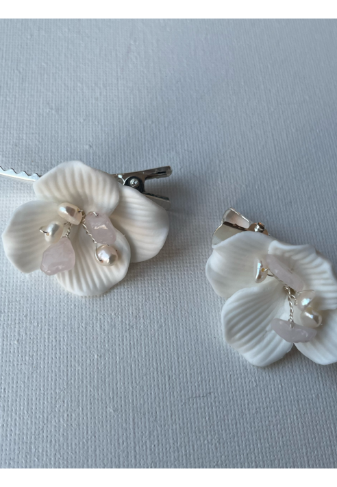 Sally Jane Bridal Fem Épingles Cheveux Argent