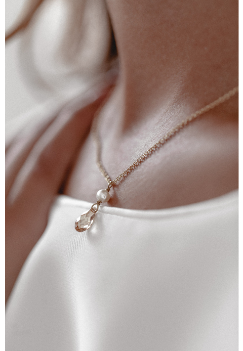 Juvelan Golden Cupid collier de mariée