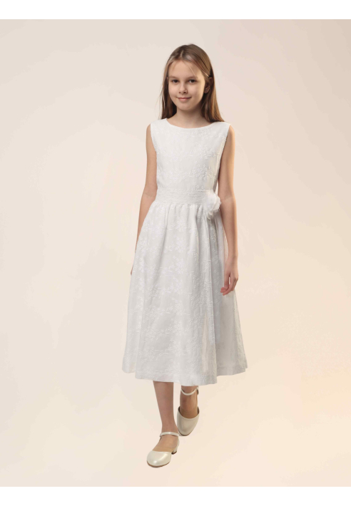 Miolilou Greta Robe de Communion Blanche ()