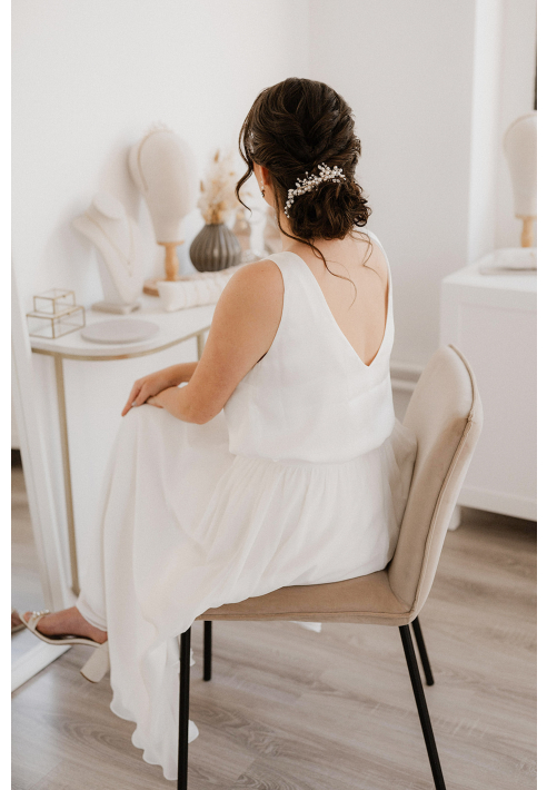 Perlenbräute Kris Peigne à cheveux ()