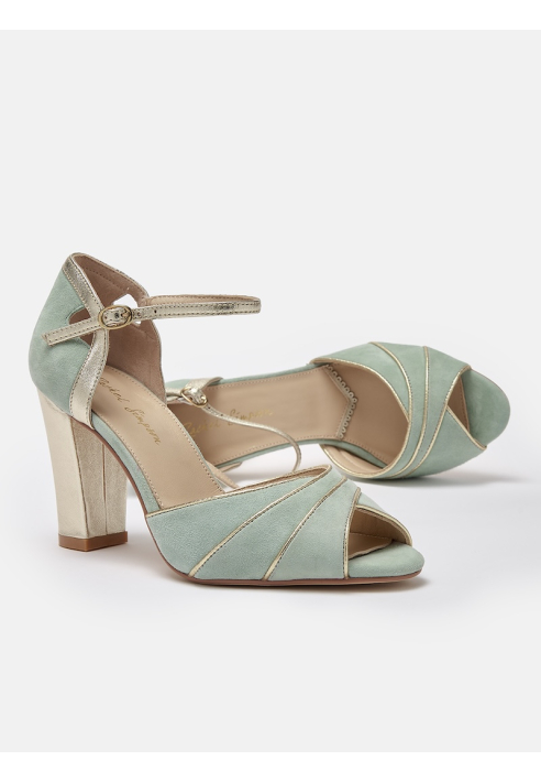 Rachel Simpson Lauren Chaussures de Mariée Vert Menthe