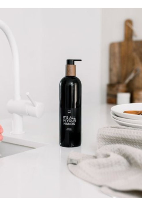 Leeff 18149 — Savon mains Minty Moments noir « It's All In Your Hands »