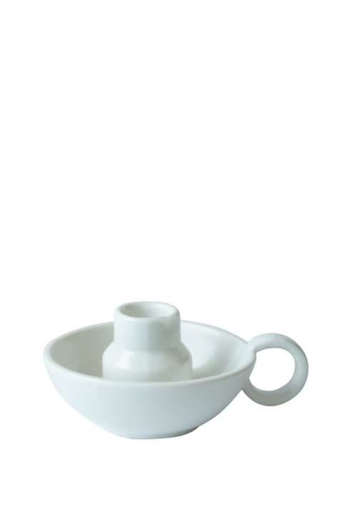 Bougeoir Chris blanc — Leeff 18177 ()