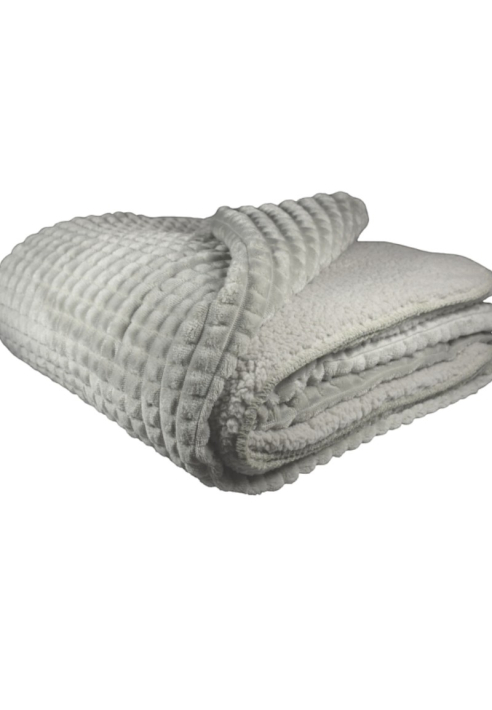 Leeff 18456 Plaid Puk Gris Clair ()