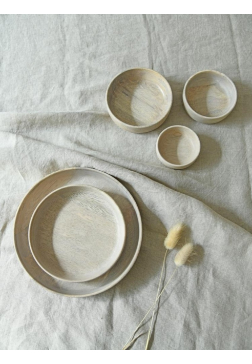 Leeff Coupelles Bente S — lot de 3, finition naturelle