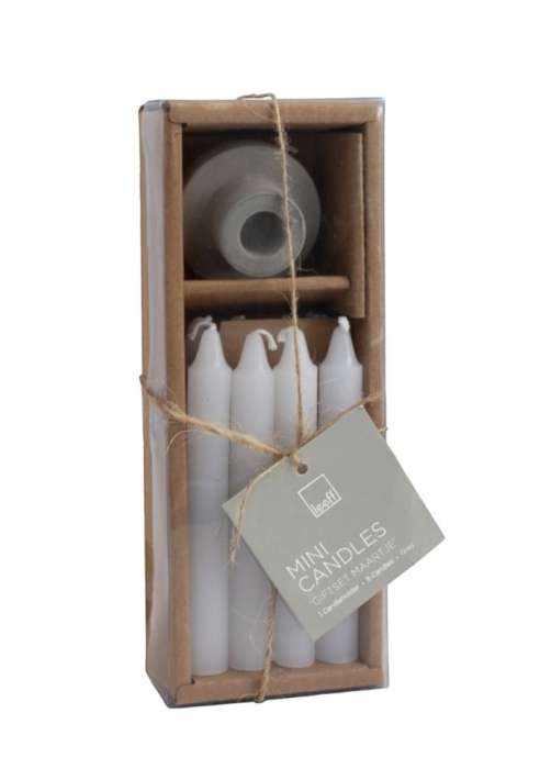 Leeff Mini-bougies Maartje Gris ()