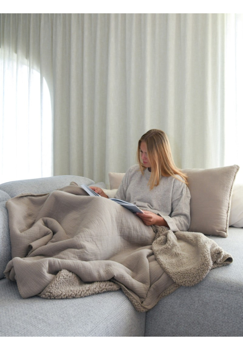 Leeff Plaid Phileine Taupe