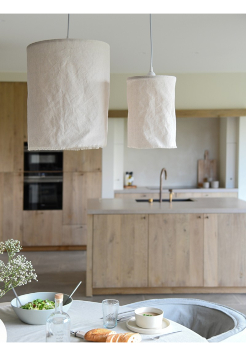 Leeff Lampe Liv L — lin naturel