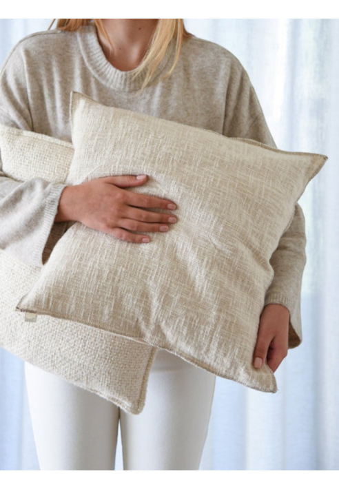 Coussin Leeff Petra naturel