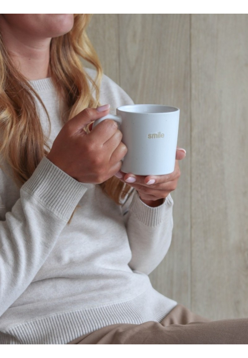 Mug Morris « Smile » — blanc