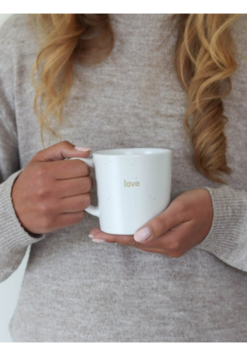 Leeff Mug Morris Love, blanc