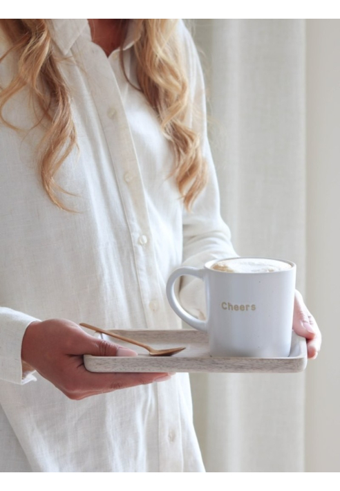 Mug Morris « Cheers » — blanc