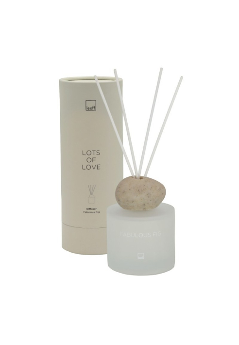 Leeff Diffuseur parfumé Figue exquise - bouchon aspect pierre
