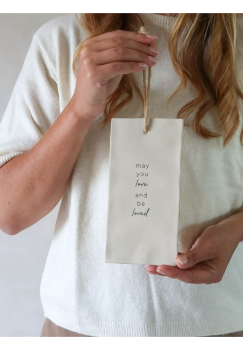 Leeff Carreau décoratif Dex - Que tu aimes et que tu sois aimé ()