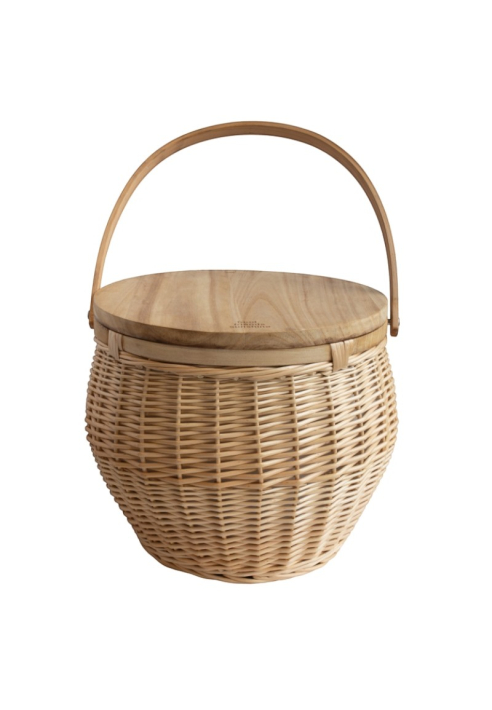 Leeff Panier de pique-nique Peppe - Gourmandise, amis, soleil