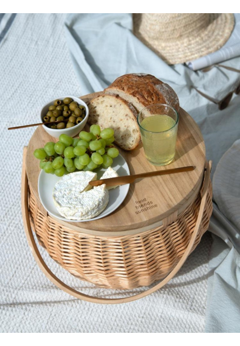 Leeff Panier de pique-nique Peppe - Gourmandise, amis, soleil ()