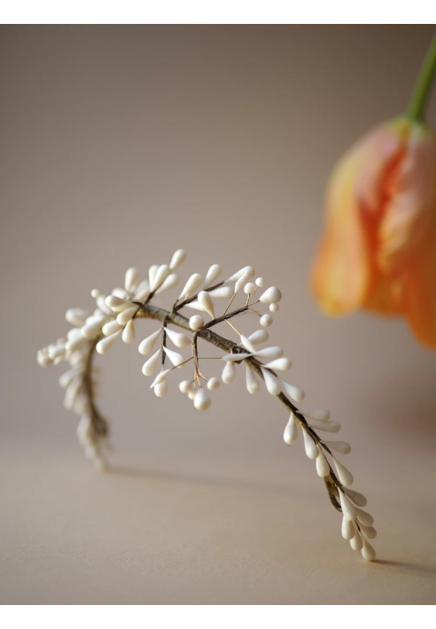 Lizeron Calvi Peigne cheveux Blanche