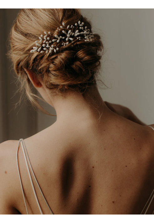 Lizeron Daphne Peigne cheveux Blanche ()