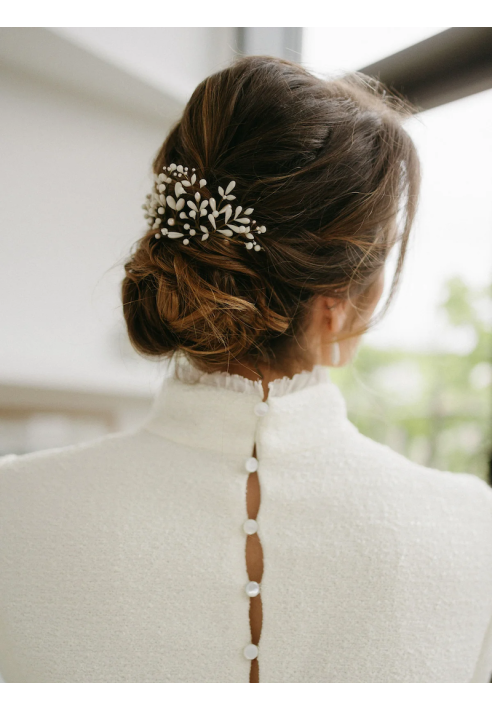 Lizeron Marthe Peigne pour cheveux Blanc