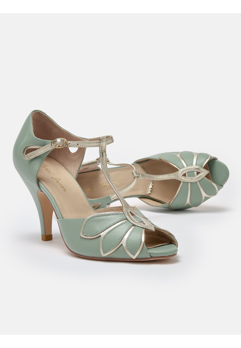 Rachel Simpson Mimosa Chaussures de Mariée Menthe
