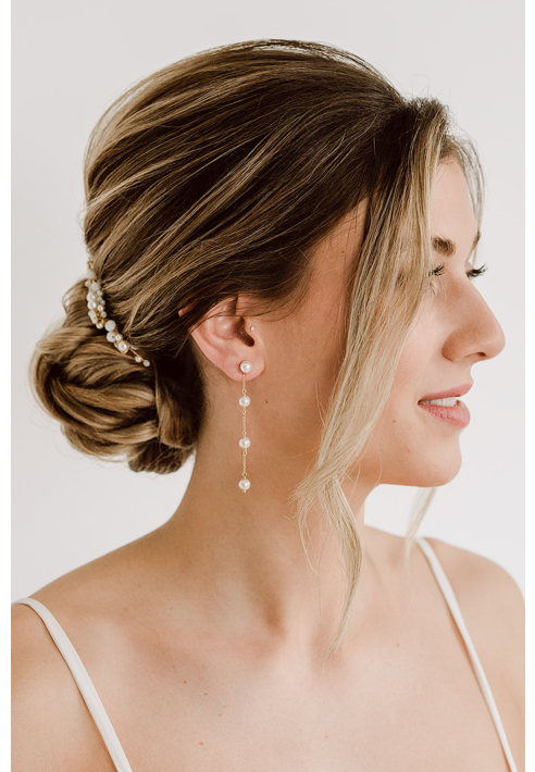 Perlenbräute Lola Boucles d’oreilles ()