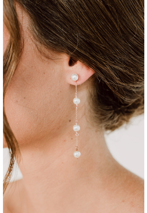 Perlenbräute Lola Boucles d’oreilles ()