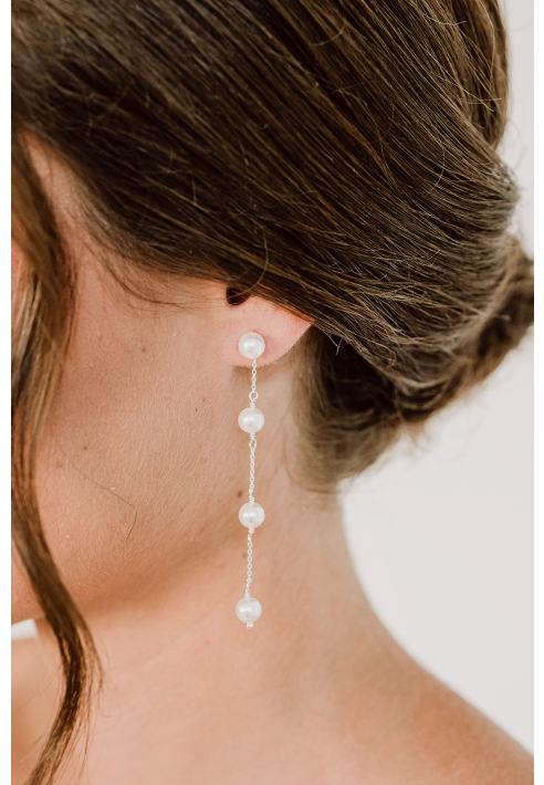 Perlenbräute Lola Boucles d’oreilles ()