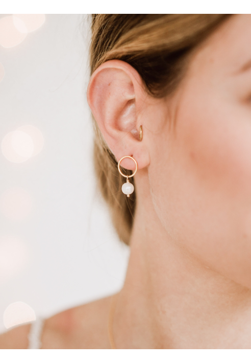 Perlenbräute Toni Boucles d’oreilles ()