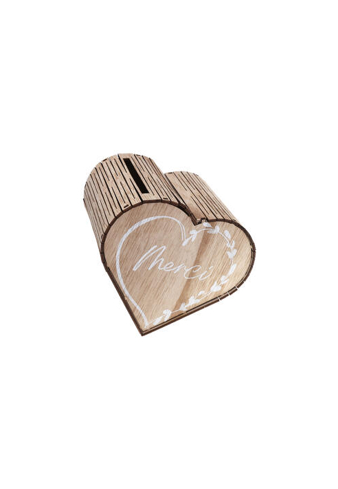 Boîte à argent mariage naturelle