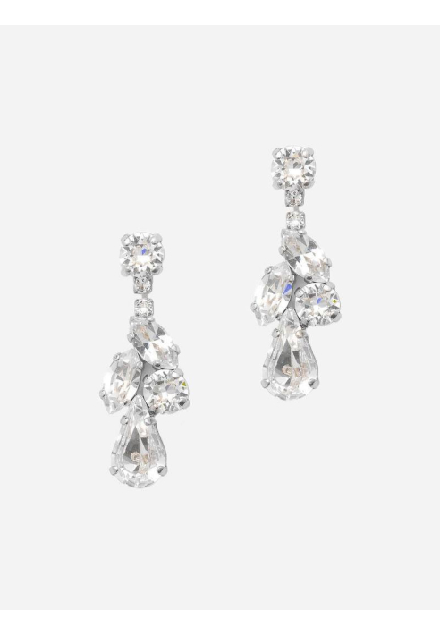 Abrazi Zoe Swarovski Boucle d'Oreille Argent