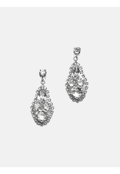 Abrazi Adele Swarovski Boucle d'Oreille Argent ()