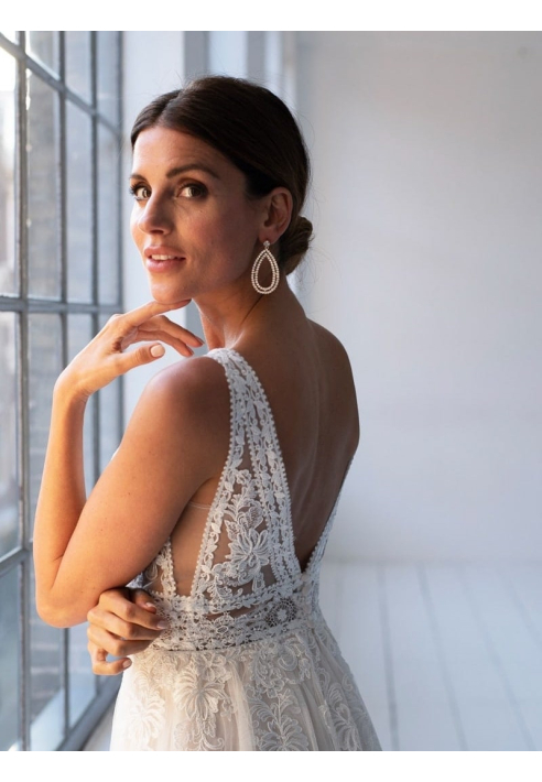 Abrazi Grace Swarovski Boucle d'Oreille Or