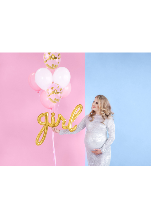 Ballon d'aluminium Girl Or ()