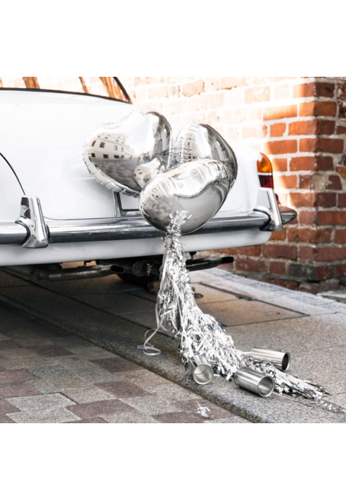 Kit de décoration de voiture Argenté