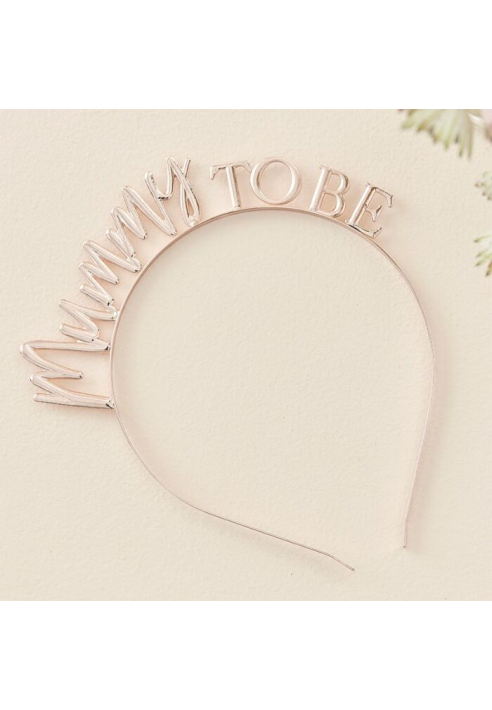 Ginger Ray BL-123 Floral Baby Shower Bandeau ()