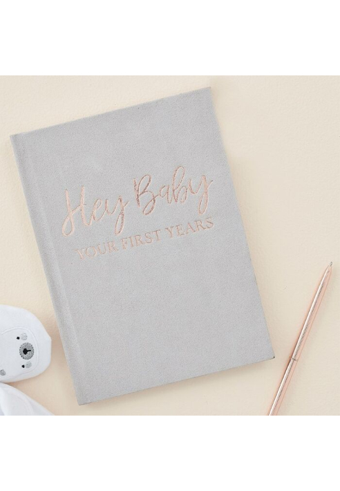 Ginger Ray BL-124 Floral Baby Shower Journal ()